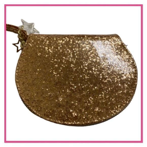 No Boundaries Gold With A Pink Star Clutch - Picture 3 of 5